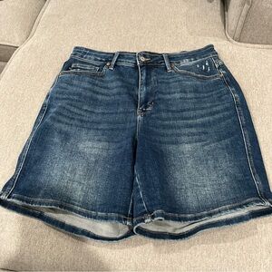 Judy Blue Dark Wash Jean Shorts